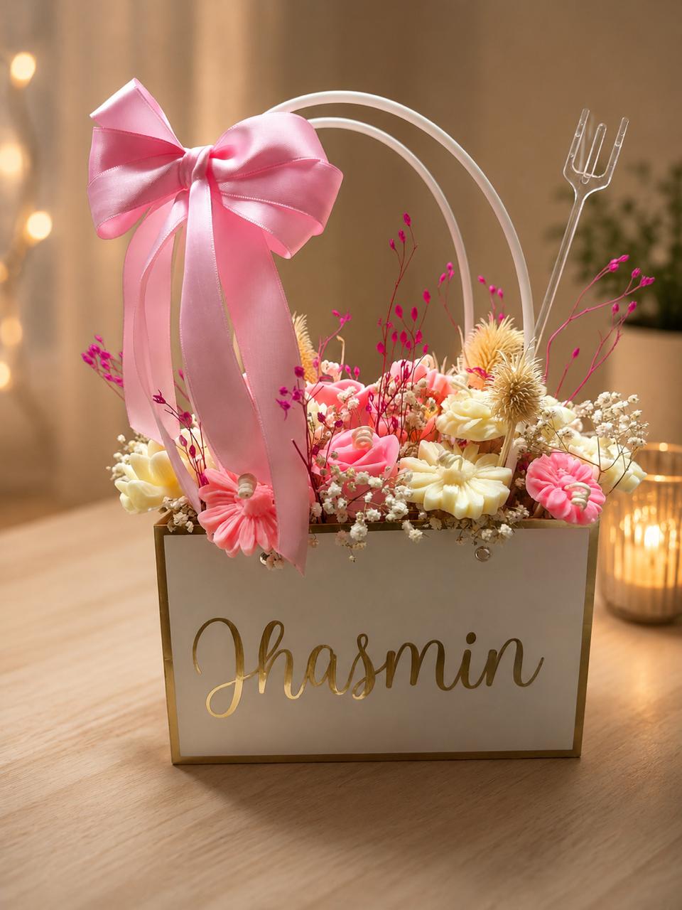 Bolso Floral de Velas Personalizado